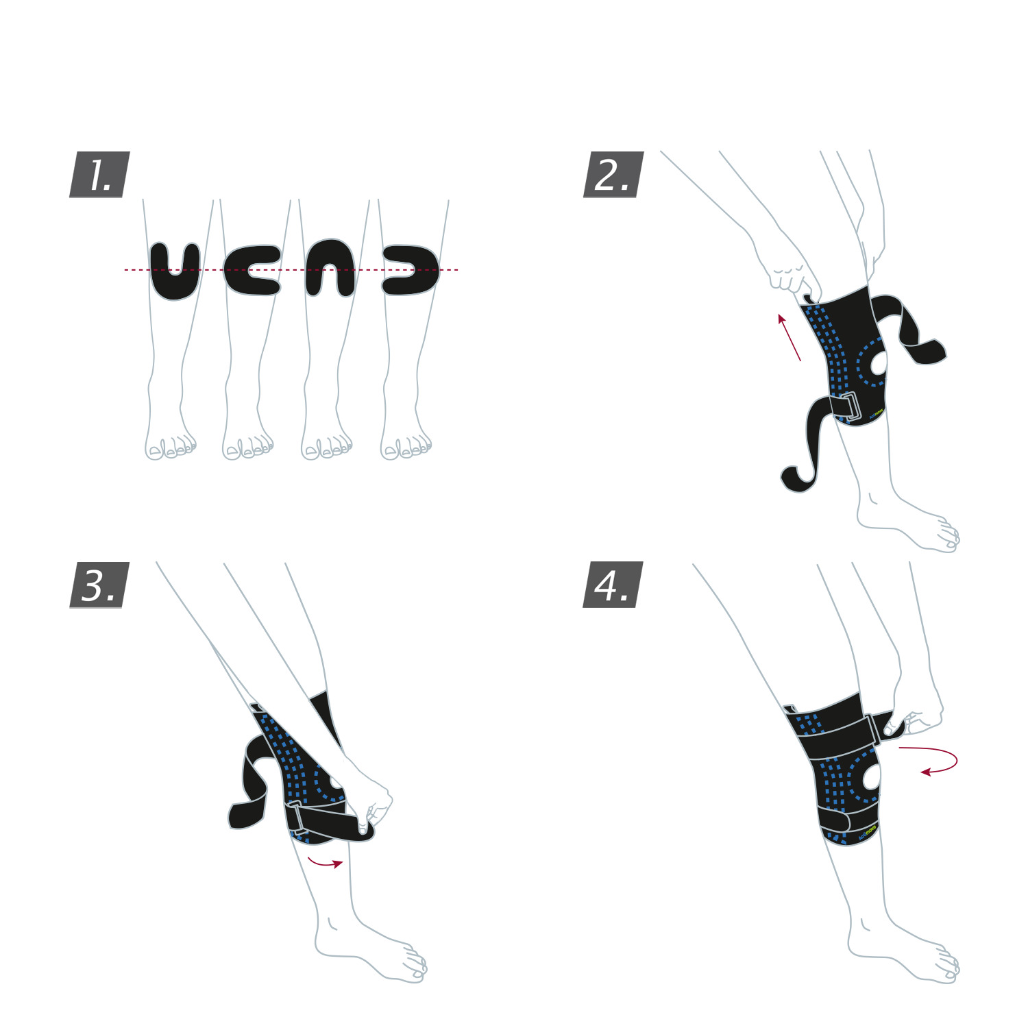 Actimove Sports Edition Knee Stabilizer Instructions
